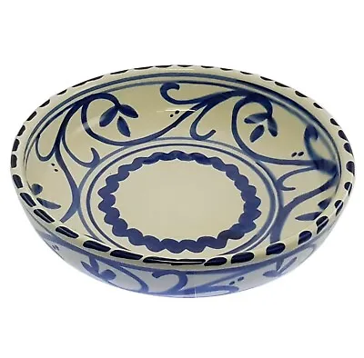 Buy Round Dish / Serving Bowl  23 Cm X 6 Cm Spanish Handmade Ceramic Pottery • 18.99£