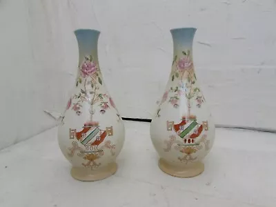 Buy Vintage Pair Of S. Hancock & Sons Corona Ware Vases • 25.95£