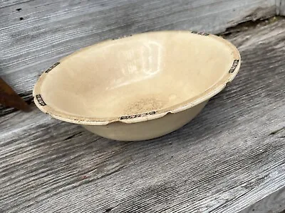 Buy Vintage Ironstone Bowl - Stained With Crazing • 11.40£