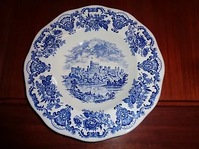 Buy Enoch Wedgwood Blue And White Dessert Bowl ROYAL HOMES OF BRITAIN • 10.99£