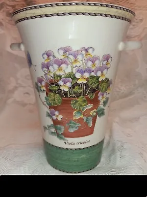 Buy Wedgewood Sarah's Garden Double Handle Vase Violets • 23.72£