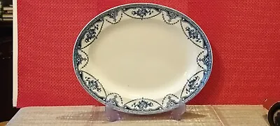 Buy Rare Great Universal Blue & White Ironstone China 14.5  Serving Platter: VGC • 25£