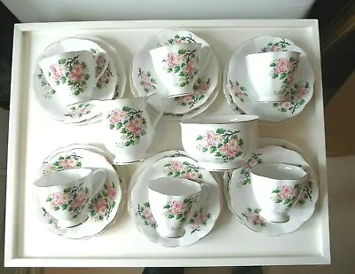Buy Vintage 20 Piece Tea Set Cups Saucers Plates Jug Sugar Dish Royal Standard Rose • 40£