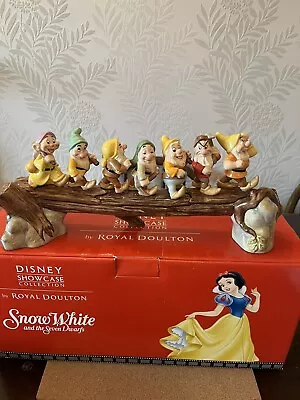 Buy Royal Doulton Disney Showcase Snow White & Seven Dwarfs Figurine Heigh Ho Log • 160£