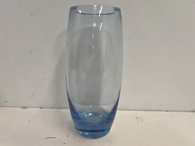 Buy Vintage Holmegaard Danish Blue Art Glass Vase Design By Per Lutken Signed • 333.62£