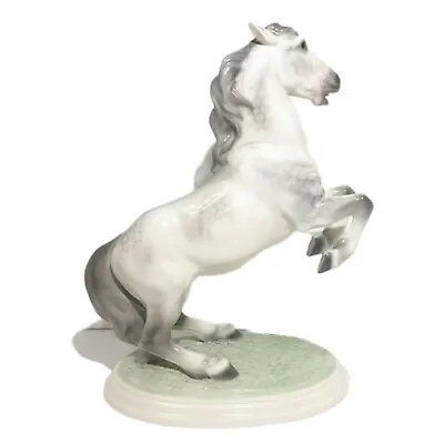 Buy Vtg. Wien Keramos Porcelain Rearing Stallion Horse Figurine R. Chocholka  As Is  • 96.29£