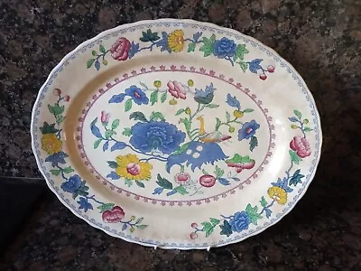 Buy Masons ' Regency ' Early Large Platter - Meat Plate - 15.5  - Some Hand Painting • 12.50£