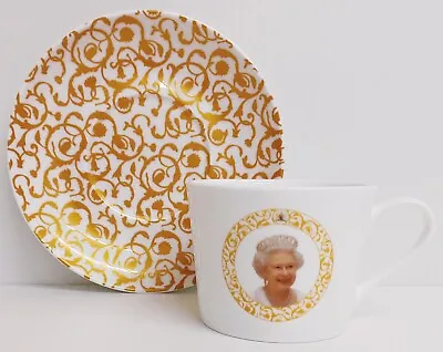 Buy In Loving Memory HM Queen Elizabeth II Cup & Saucer Sterling 250ml Bone China • 16.50£