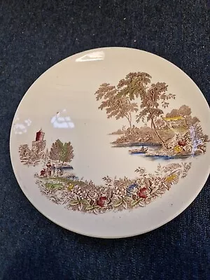 Buy Vintage Swinnertons The Ferry 10” Porcelain Dinner Plate Staffordshire England • 6£