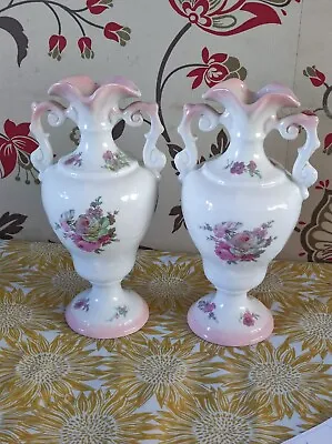 Buy James Kent Staffordshire Identical Vases X 2 • 15£