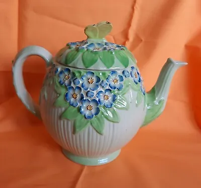 Buy Burleigh Ware B & L. Ltd No.5477 Very Rare Floral Art Deco Teapot Holds 2 Pints • 30£