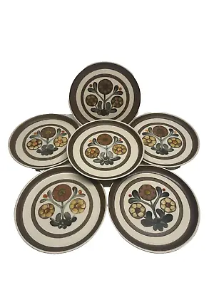 Buy Denby Langley Mayflower Dinner Plates Set Of 6 (A1), Tableware • 35.99£
