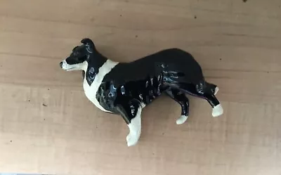 Buy Vintage Beswick Black And White Sheep Dog Collie Figurine Gloss Finish 7cm  Tall • 20£