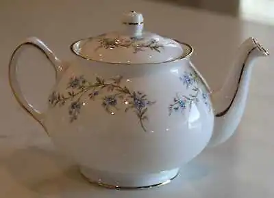 Buy Pretty Vintage Duchess 'Tranquility' Teapot - Four Cups - Forget-Me-Nots • 62.44£