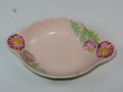 Buy Vintage CARLTON WARE Australian Design DAISY Pink Trinket Dish 1930s • 9.99£