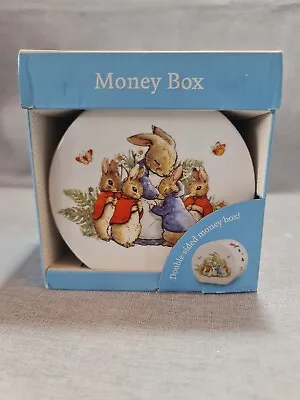 Buy Bone China Beatrix Potter Peter Rabbit Money Box •RARE• Double Sided M&S  • 25£
