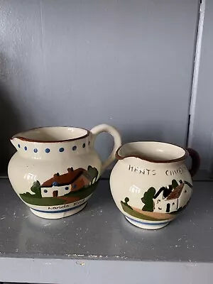 Buy Miniature Watcombe Dartmouth Torquay Potteries  Cottage  Jugs • 11.95£