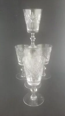Buy Edinburgh Crystal Embassy Wine Glasses X 5 • 21£