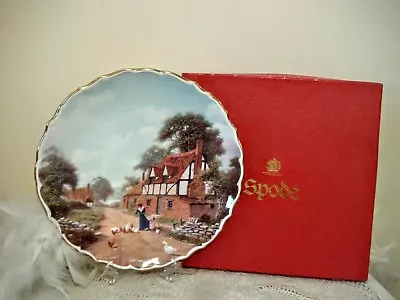 Buy Spode Bone China Décor Plate - The Farmers Wife, English Rural Scenes Plate • 15£