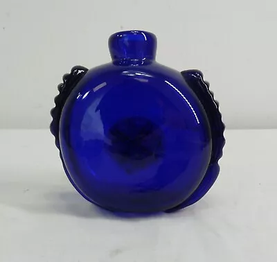 Buy Vintage Cobalt Blue Bottle Vase - Thames Hospice • 10£