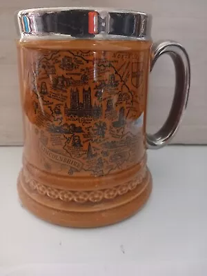 Buy Vintage Lord Nelson Pottery Tankard Beer Mug Stein- Lincolnshire Landmarks • 20£
