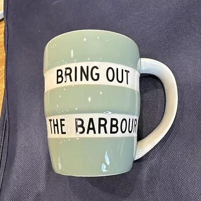 Buy Cornishware Sage Green Mug. Bring Out The Barbour • 30£