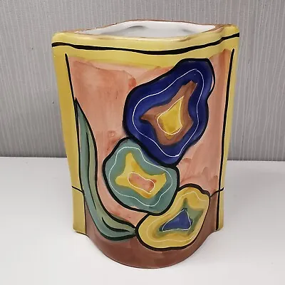 Buy Beautiful Studio Pottery Vase Art Stamped • 24£