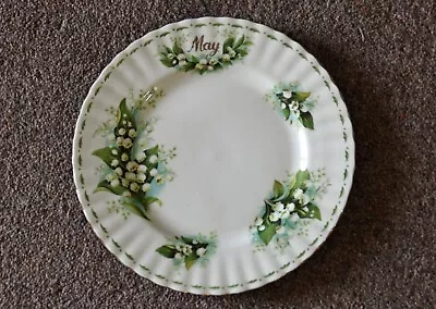 Buy Royal Albert Flower Of The Month May Lily Of The Valley Plate 21 Cms • 7£