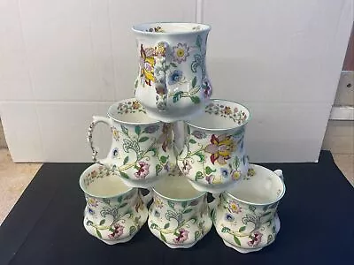 Buy 6 Stacker Mugs Decorated Mugs In A Popular Haddon Hall Chintz Design • 39£