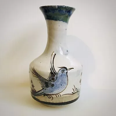 Buy Vintage Mexican Talavera Ken Edwards Folk Ceramic Vase • 18£
