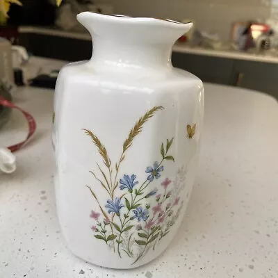 Buy CROWN STAFFORDSHIRE Vase Wildflower Design Fine Bone China 15cm • 4.50£
