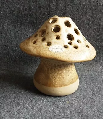 Buy Vintage Cornish Pixie Workshop West Country Pottery Pierced Mushroom/ Toadstool • 10£