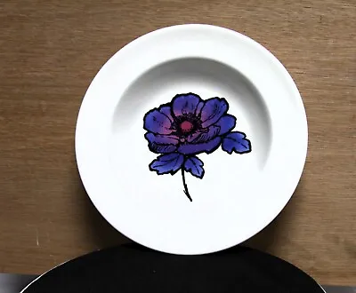 Buy Stunning Wedgwood Susie Cooper Design Soup Bowl Blue Anemone 21cm • 9.99£