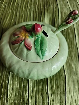 Buy Carlton Ware Apple Blossom Preserve Pot & Spoon,boxed • 24.99£