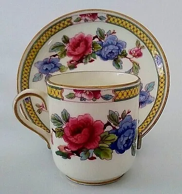Buy Hammersley & Co  Fine China Superb Floral Demitasse Cup & Saucer  • 9.95£