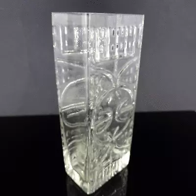 Buy Glass Vase, Design Tamara Aladdin, Glass, Riihimaki, Riihimäen Lasi, Finland 1960s • 77.22£