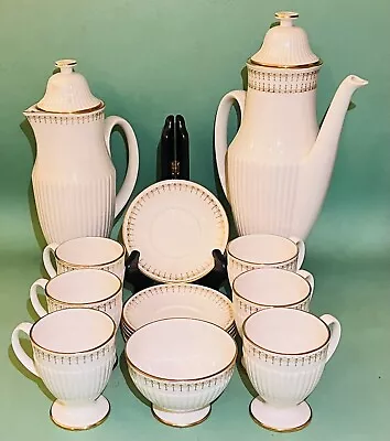 Buy Vintage Carlton Ware Ivory & Gold Coffee And Tea Set - 15 Piece • 51.97£