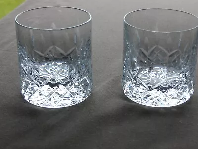 Buy 2 X Tyrone Crystal ROSSES Whiskey Rummers - Ex Cond • 24.99£