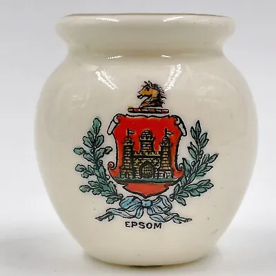 Buy Vintage Wh Goss Crested China Model Of Urn Found At Old Windsor - Epsom Crest • 10£