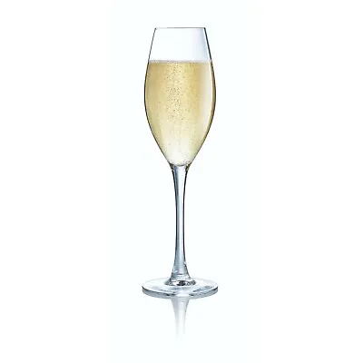 Buy 6 Eclat Cristal D'Arque Emotion Modern Wine Champagne Flute Crystal Glasses Box • 20.49£