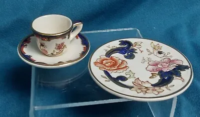 Buy Masons  Mandalay Miniature Tea Cup , Saucer And Tea Plate (Trio) - 1   1/2 Inch • 15.95£