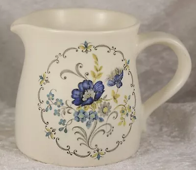 Buy Purbeck Ceramics Swanage Milk Jug Just Over 3  Tall Blue Flowers  • 3£
