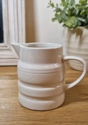 Buy Attractive Classic Style White Ringed Creamer Jug Vase Dining Home Decor VGC • 4.50£