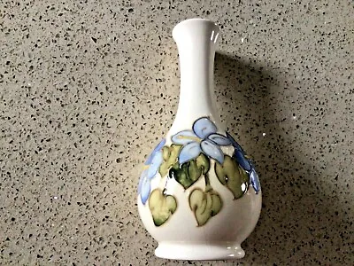 Buy Moorcroft Campanula Bellflower Design Bud Vase Mint • 65£