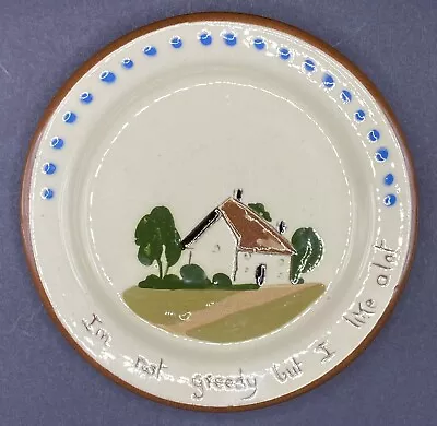 Buy Devon Motto Ware Pottery Plate Royal Watcombe • 6£