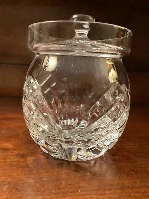 Buy Royal Brierley Crystal Cut Glass Preserve Pot With Cut Glass Lid - Signed • 10£