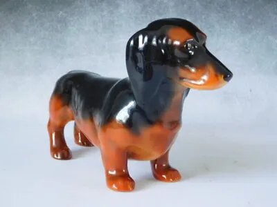 Buy Beswick Black And Tan Dachshund Dog Standing Model 361 ~ Free Uk Postage • 39.95£