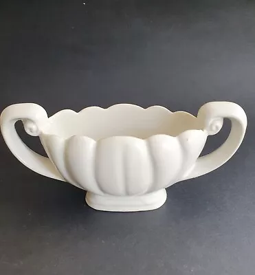 Buy Vintage Wade Miniature White Scalloped Mantled Vase  • 8£