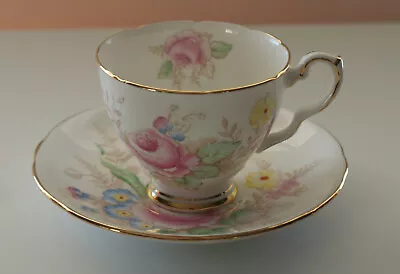 Buy Royal Stafford  Rosebough  Floral Tea Cup & Saucer Bone China Made In England • 14.89£