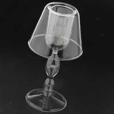 Buy Blesiya Table Lamp Type Glass Candelabra Clear Tea Light Candle Holder Decor • 9£